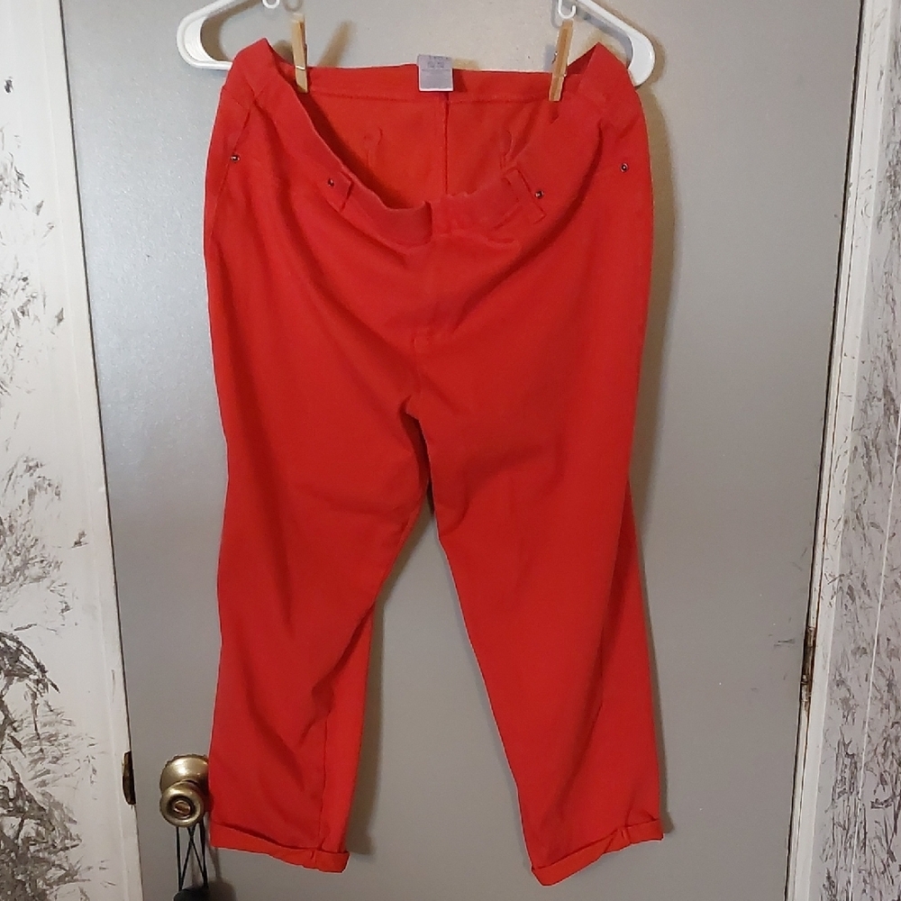 Vibrant Red Pants